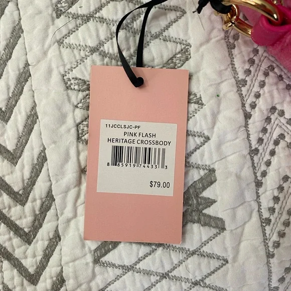 NWT Juicy Couture Pink Crossbody Bag - Picture 10 of 12